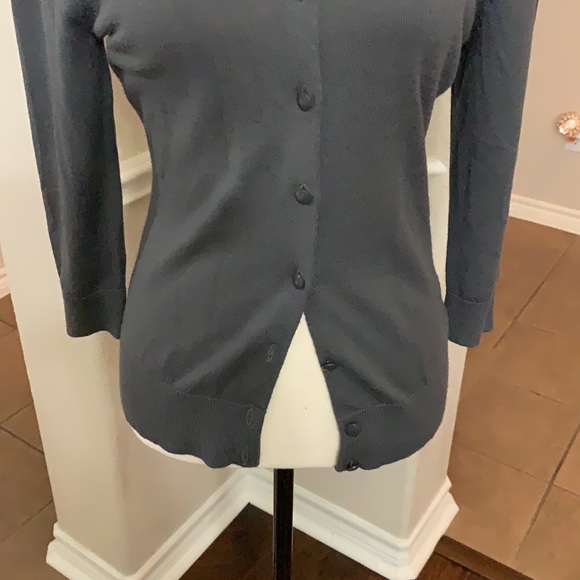 Halogen gray cardigan sweater - Picture 5 of 17